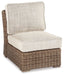 Beachcroft Outdoor Armless Chair with Cushion image