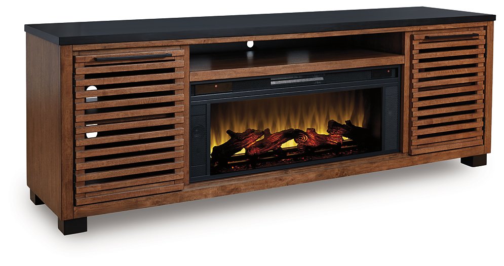 Kallari 84" TV Stand with Electric Fireplace