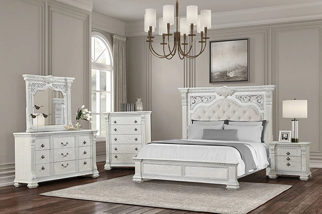 Promenade Bed Brown & White