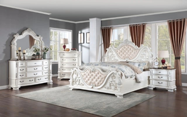ESPARANZA Cal.King Bed, Brown Cherry