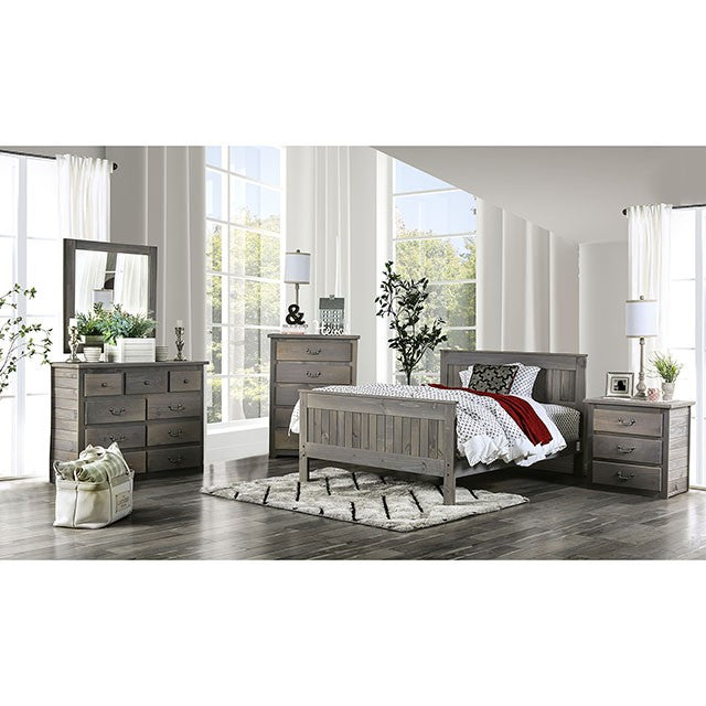 Rockwall Bed Gray
