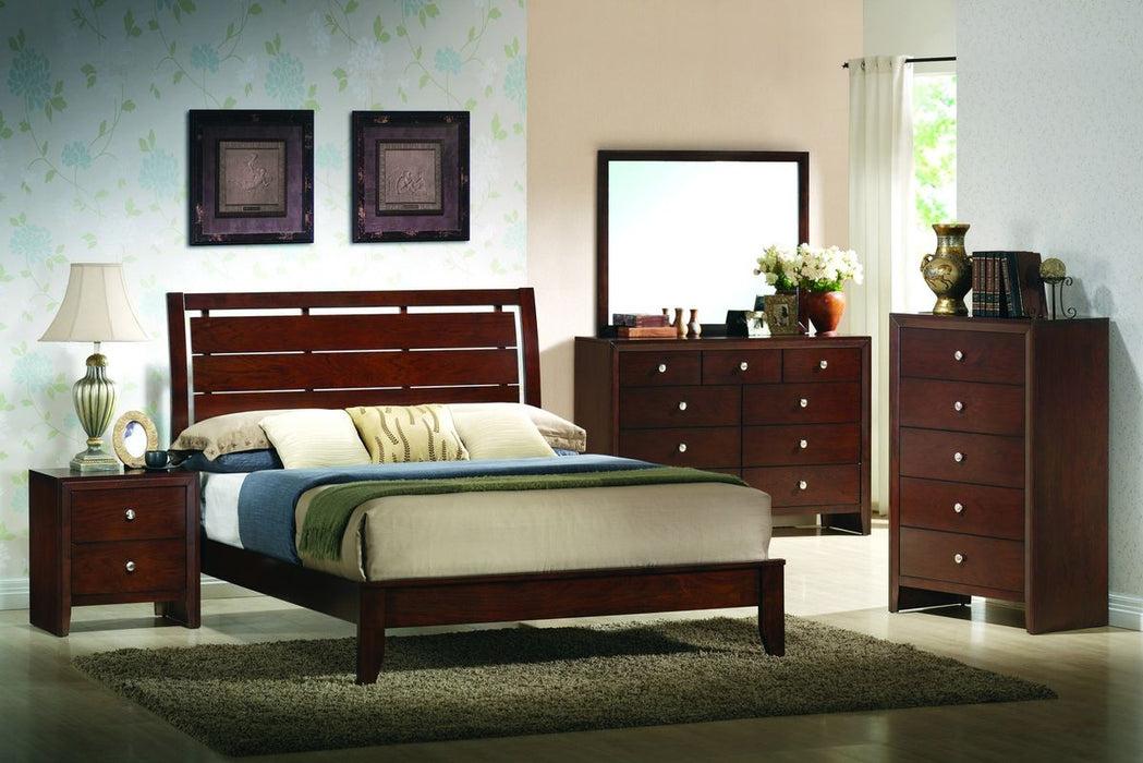 Crown Mark Furniture Evan Dresser in Warm Brown