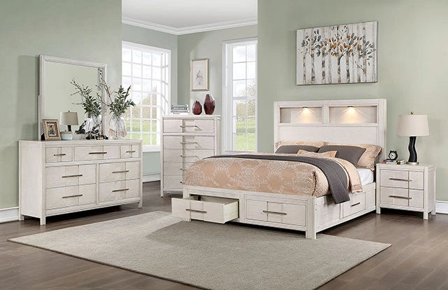 KARLA Cal.King, E.King & Queen Bed, Gray & White