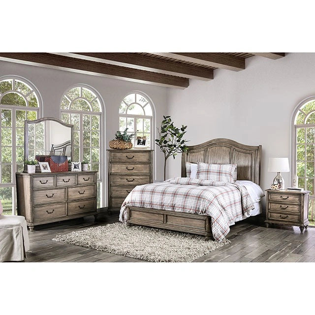BELGRADE I Rustic Natural Tone Night Stand