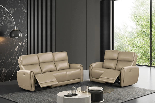 Schlieren Power Recliner Beige