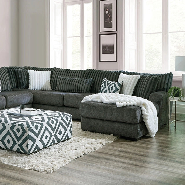 Loughton Sectional Gun Metal