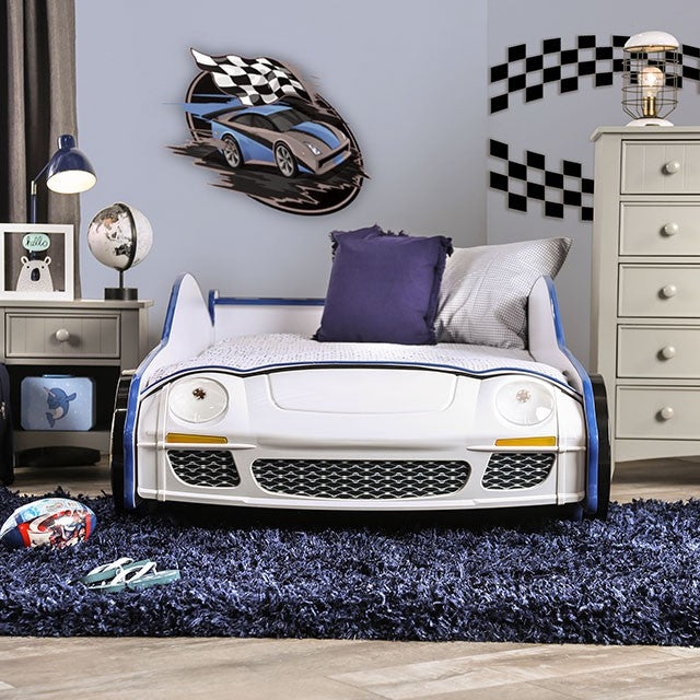 Poe Twin Bed Blue