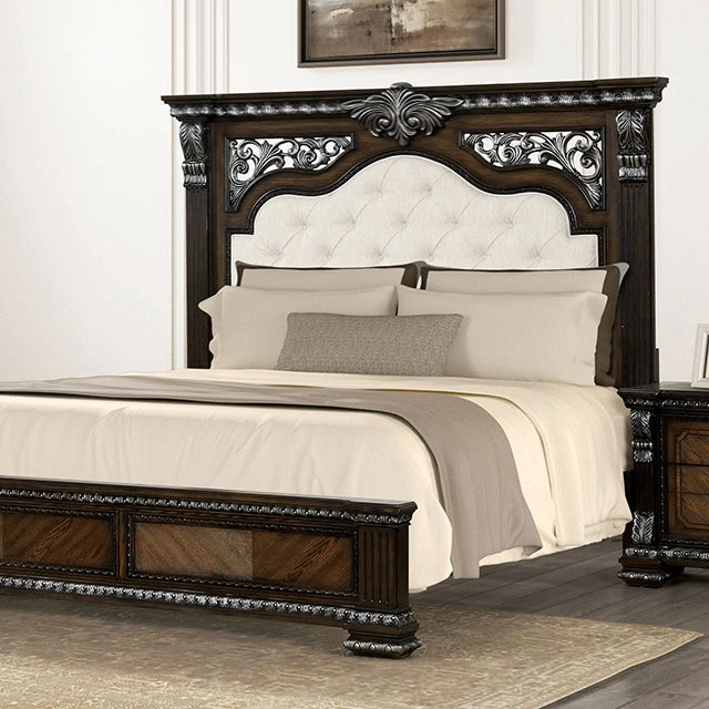 Promenade Bed Brown & White