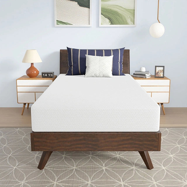 Nasturtium 8" Twin Bamboo Charcoal Infused Memory Foam