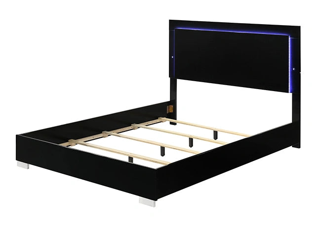 Sinistra Bed Beige, Black, White
