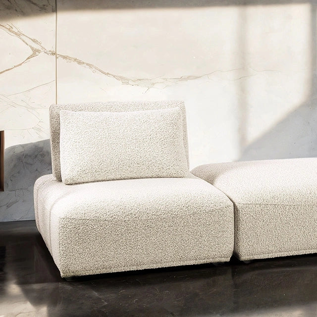 Stavanger 2-Seater w/ Square Ot Beige