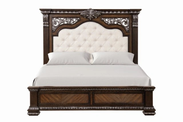 Promenade Bed Brown & White