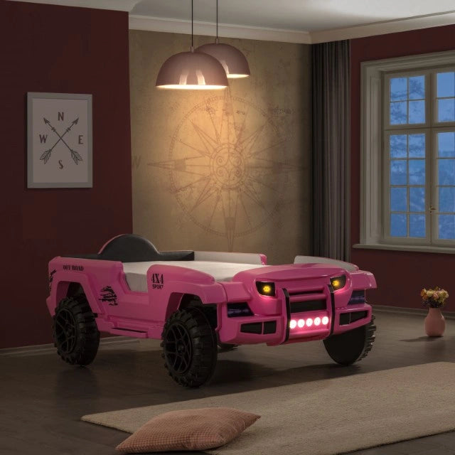 Randlar Bed Pink, Green, & Black