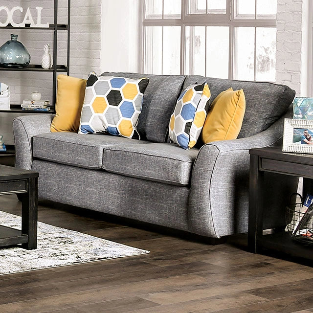 Jarrow Loveseat Gray