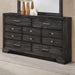 Crown Mark Jaymes Dresser in Dark Brown image