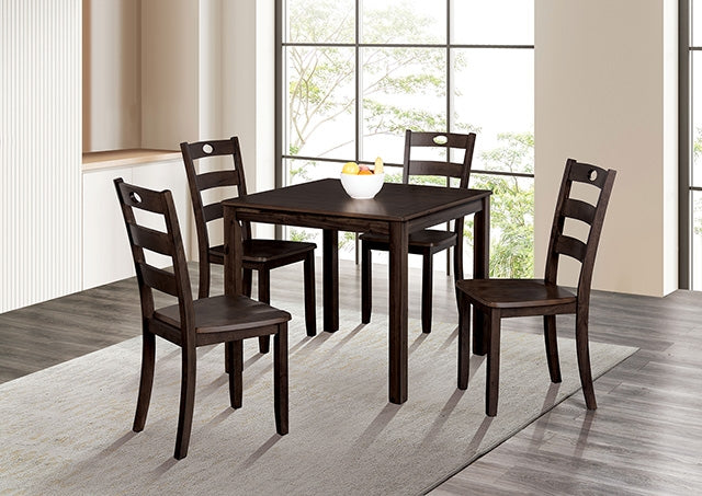 Lubbock 5 Pc. Dining Table Set Expresso