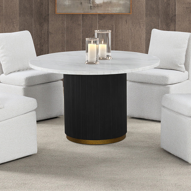 Varde 5 Pc Dining Table Set Black