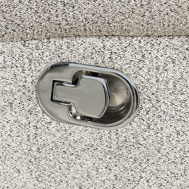 Sandbach Manual Reclining Loveseat With Console Gray