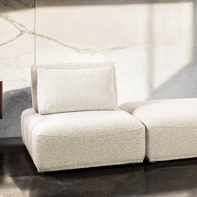 Stavanger 2-Seater w/ Square Ot Beige