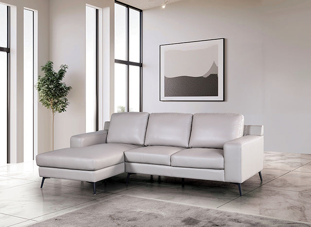 Stordal Sectional, Left Chaise Gray