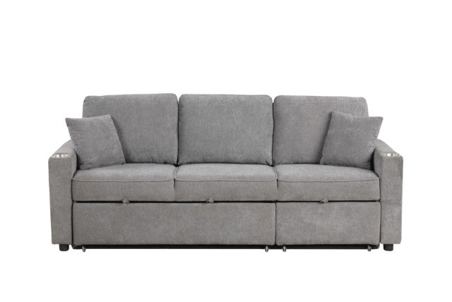 Kendal Sleeper Sofa Sectional Gray