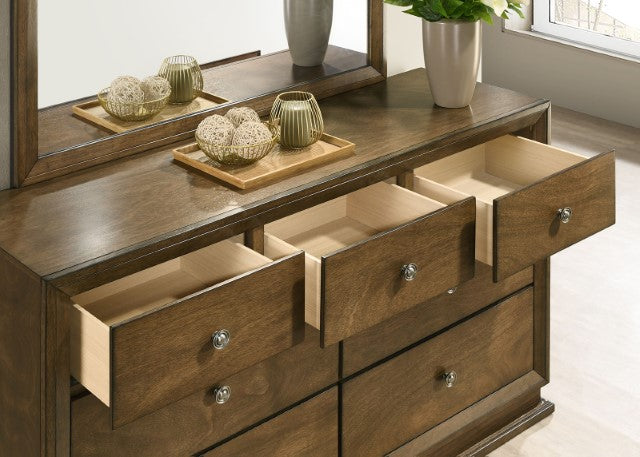 Kirkham 7-Drawer Dresser Walnut