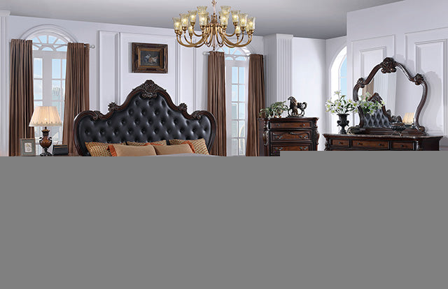 Ventresca 4 & 5 Piece Queen Bedroom Set White & Chrome