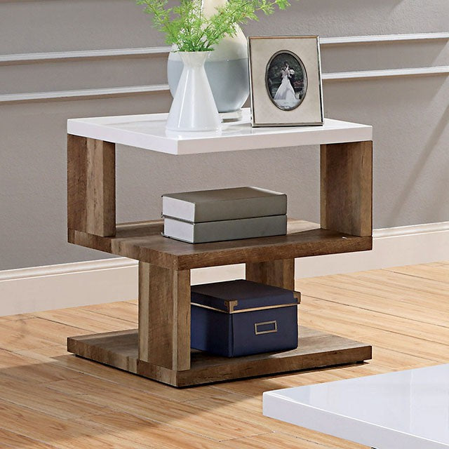 Majken End Table White