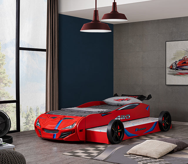 Tracklite Car Bed Red