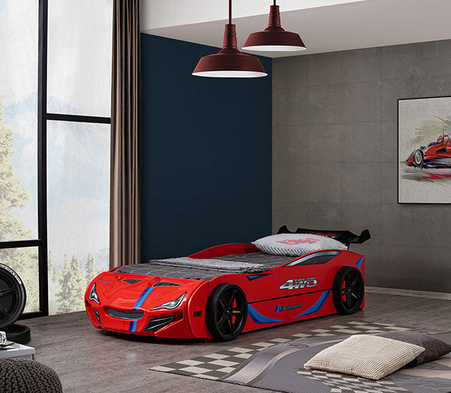 Tracklite Car Bed Red