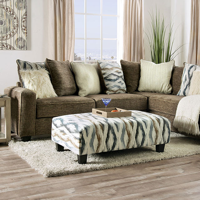 Kempston Sectional Brown