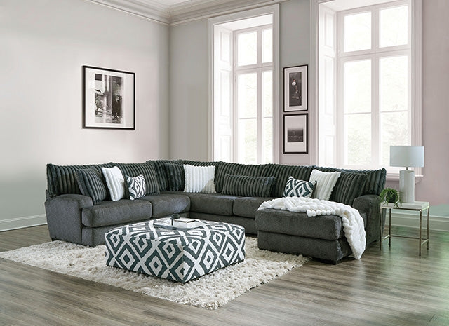 Loughton Sectional Gun Metal