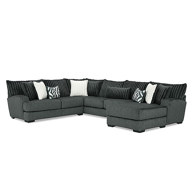 Loughton Sectional Gun Metal