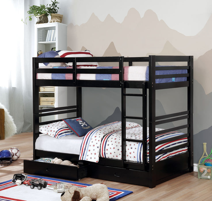 California Iv Black Twin/Twin Bunk Bed image