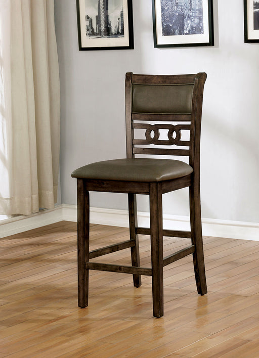 Flick Rustic Oak Counter Ht. Side Chair (2/CTN) image
