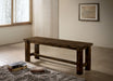 Kristen Rustic Oak Bench image