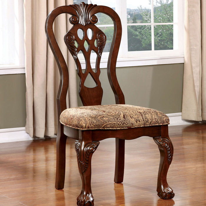 ELANA Brown Cherry Side Chair (2/CTN) image