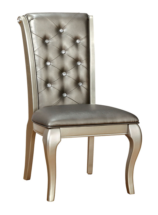 AMINA Champagne Side Chair (2/CTN) image