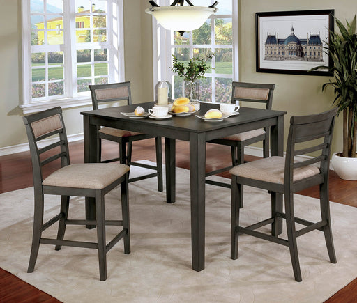 Fafnir Weathered Gray/Beige 5 Pc. Counter Ht. Table Set image