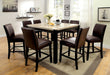 GLADSTONE II Black/Black 9 Pc. Counter Ht. Dining Table Set image