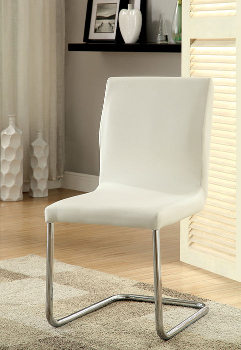 LODIA I White Side Chair image