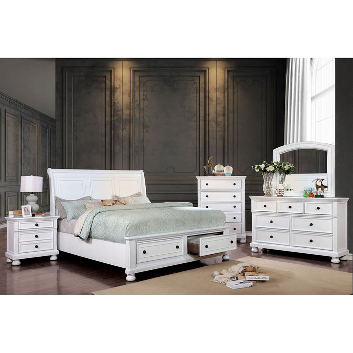 Castor White 4 Pc. Queen Bedroom Set image